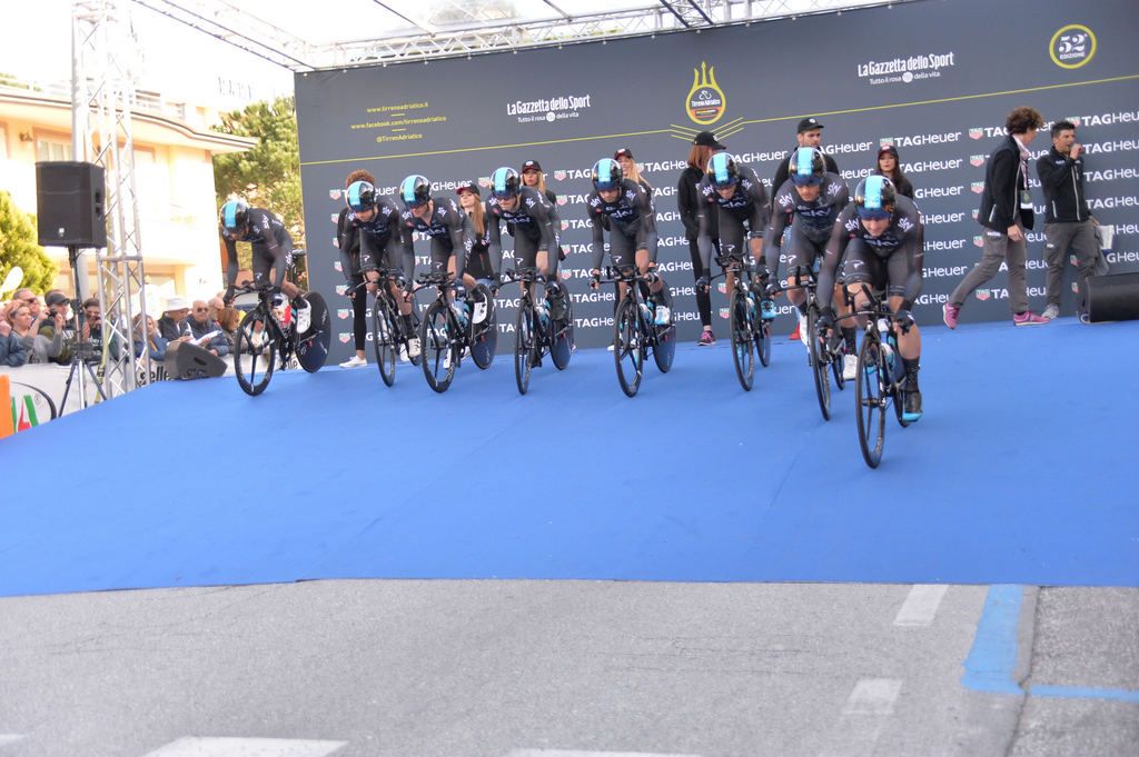 It was a smooth start to the TTT for Team Sky