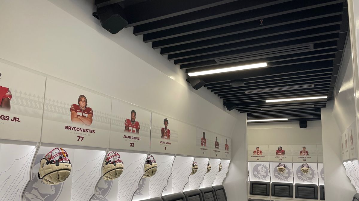 1 SOUND’s Cannon Loudspeaker Provides The Hype For FSU’s New Football Locker Room.