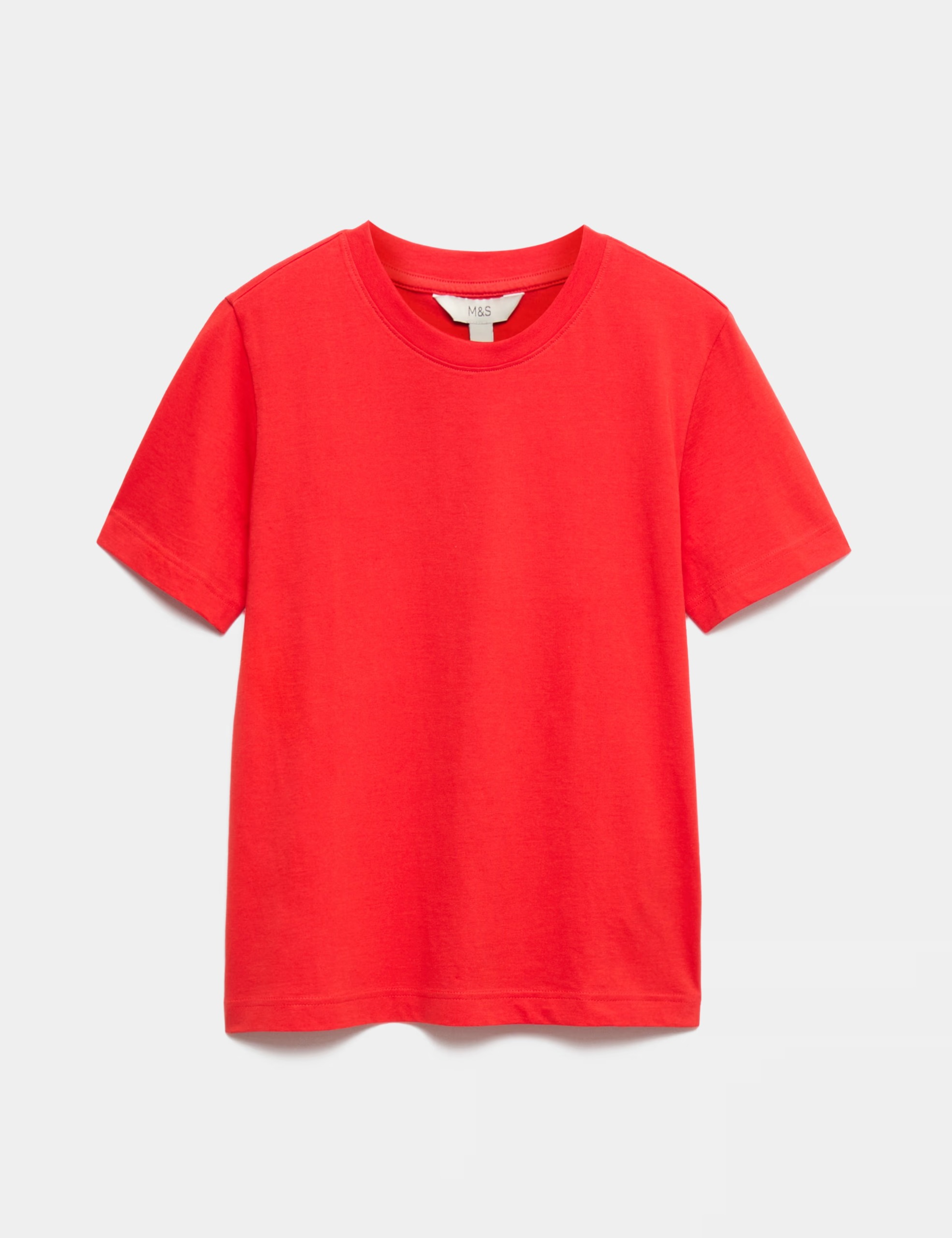 M&amp;amp;S, Pure Cotton Everyday Crew Neck T-Shirt