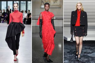 AW24 Colour pairings red and black