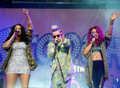Stooshe at the Isle of Wight Festival 2012