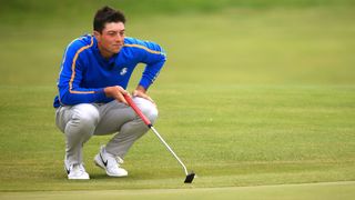 Viktor Hovland in the 2021 Ryder Cup at Whistling Straits