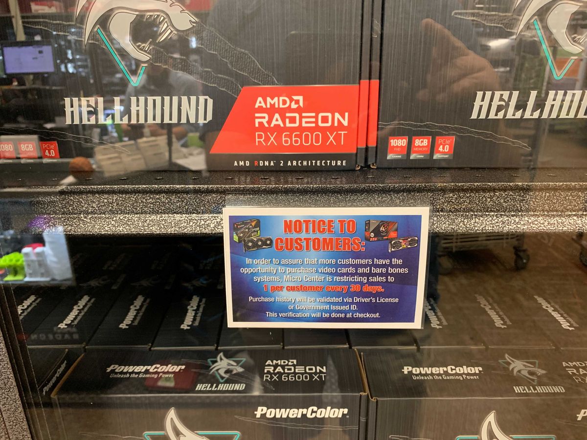 RX 6600 XT Launch Day Stock -- MicroCenter