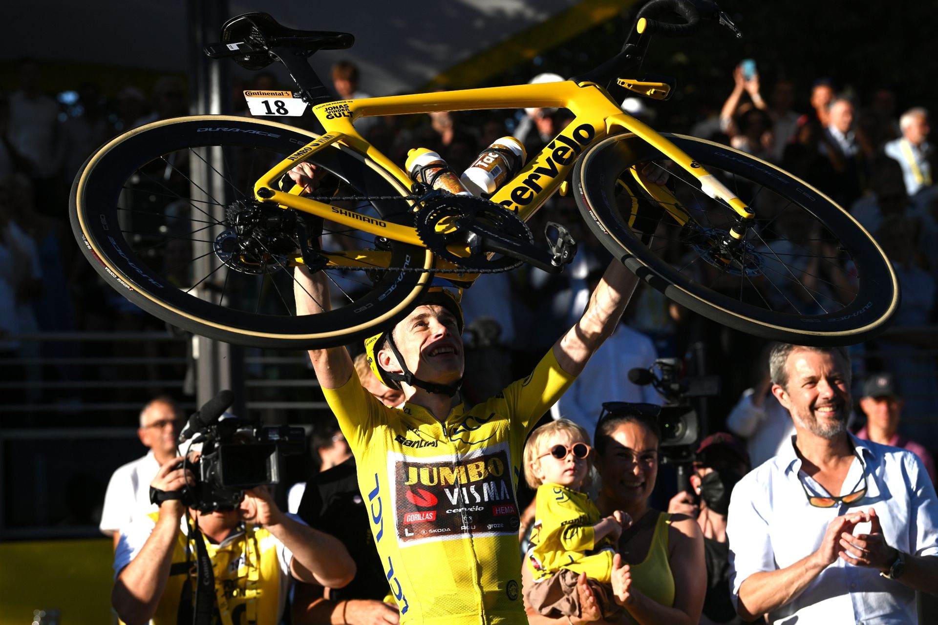 tour de france wins by bike brand