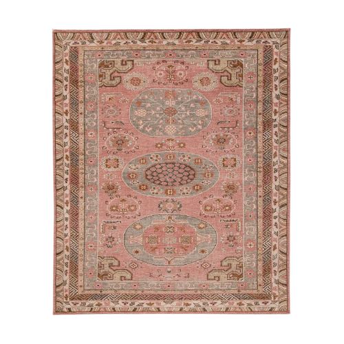 Pink Persian-style rug
