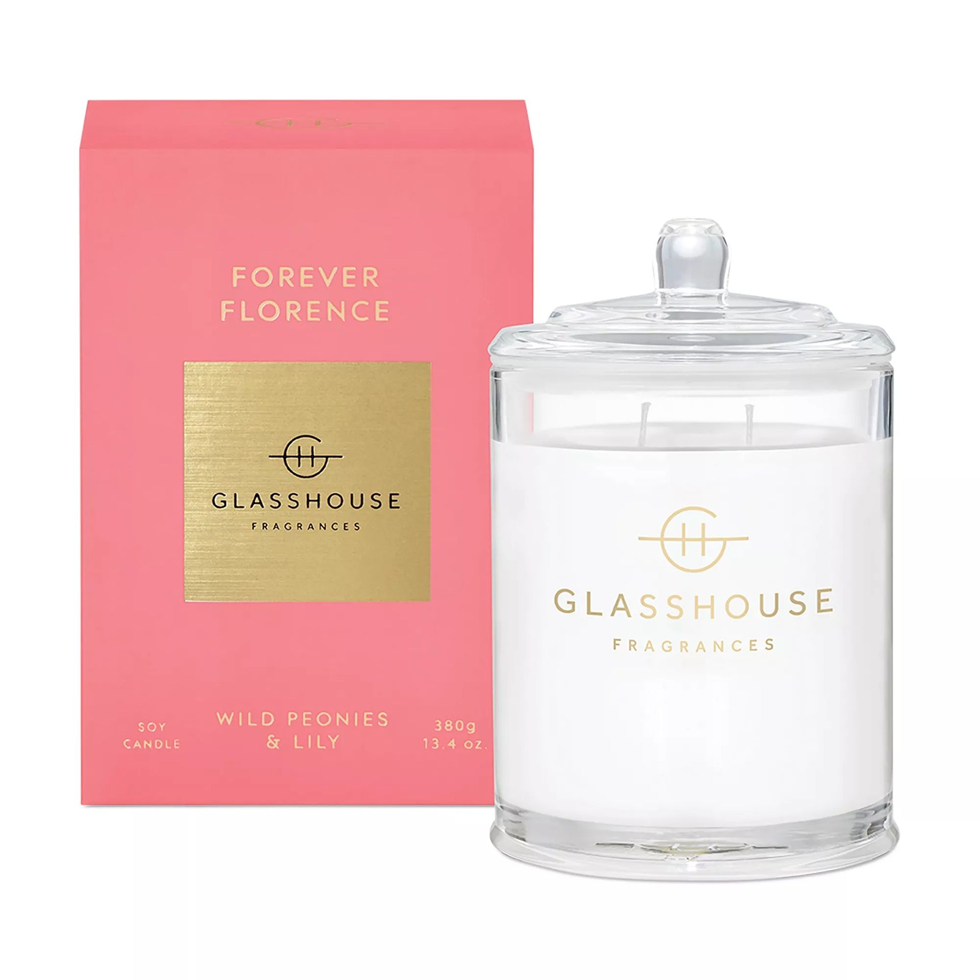 Glasshouse Fragrances Forever Florence Candle