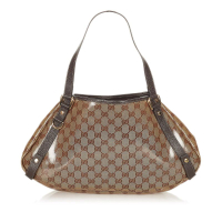Gucci Gg Crystal Pelham Multi Leather Pre-Owned Tote Bag: $995