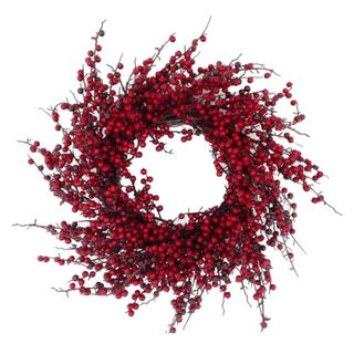 Faux Berry Foam 24'' Wreath