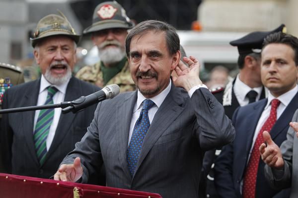 The minister Ignazio La Russa