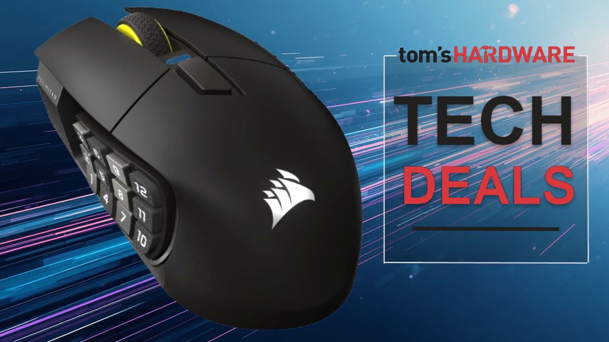 Corsair's Scimitar Elite SE wireless gaming mouse hits a low of $79 — built for MMO gaming and Stream Deck integration