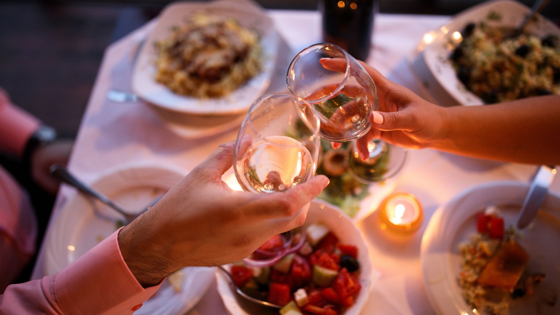 Couple having a date night