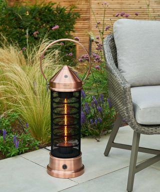 patio heater copper lamp from kettler