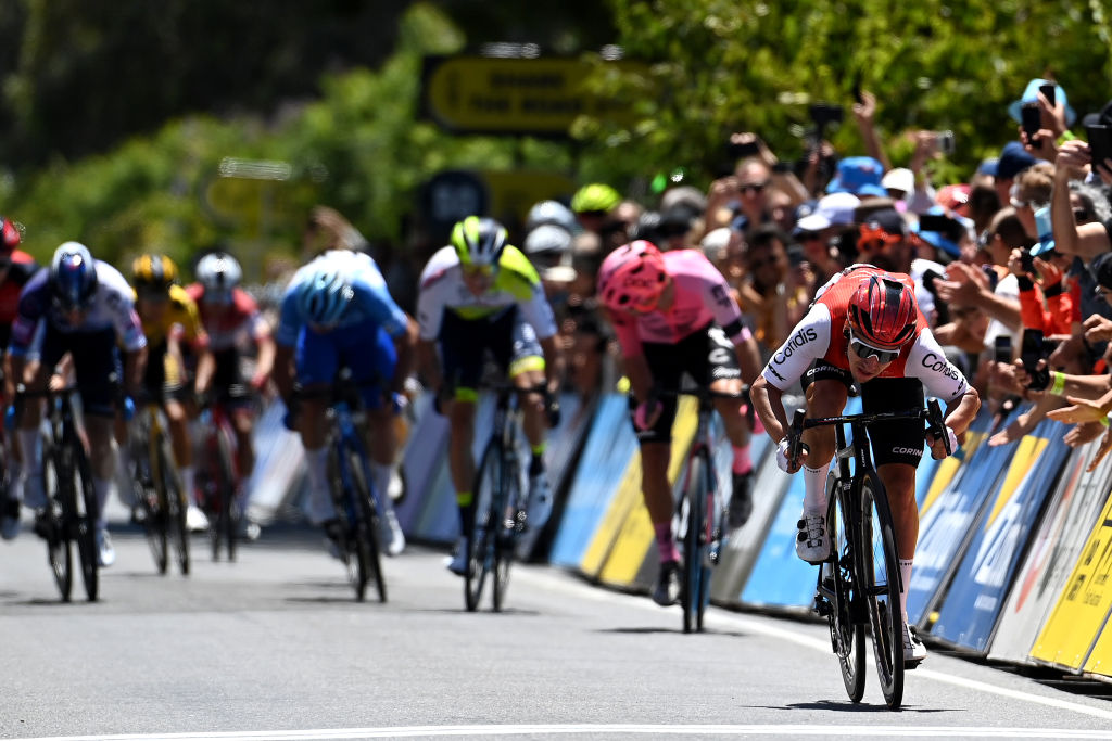 Bryan Coquard celebrates first WorldTour win as Jay Vine closes in on ...