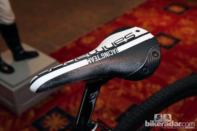Amy Dombroski (Telenet-Fidea) plants herself atop a Selle San Marco Regale saddle with Xsilite rails.