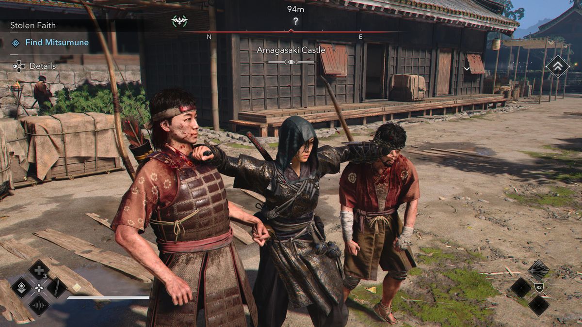 Assassin's Creed Shadows Part 1 prologue screenshot, showcasing the game's immersive environment
