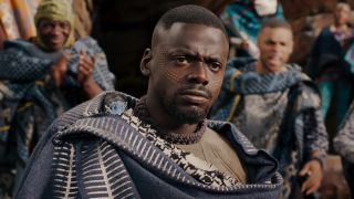 Daniel Kaluuya's W'Kabi watching T'Challa and M'Baku's duel in Black Panther
