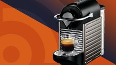 best nespresso machine BG, orange techradar background