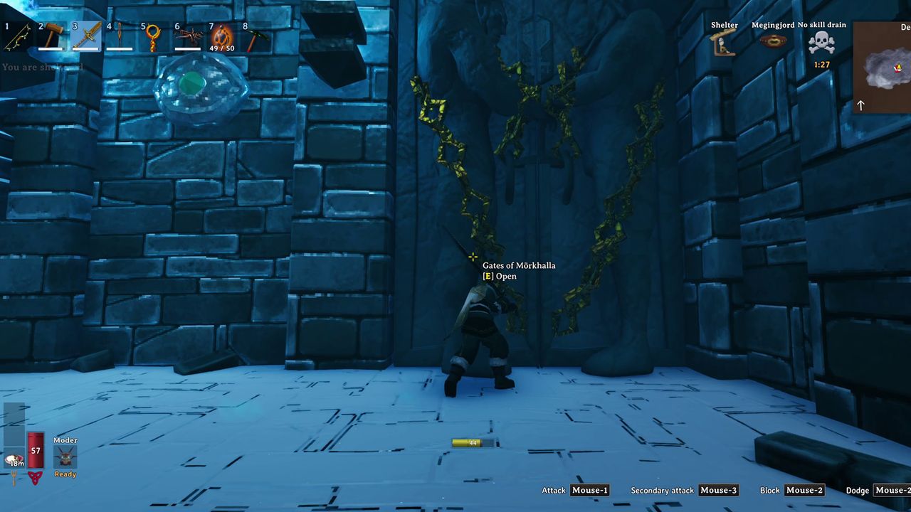 Valheim 1.0 - The gate to the second Deep North Dungeon