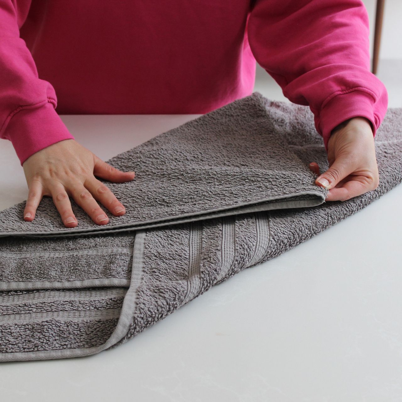 Towel folding hack