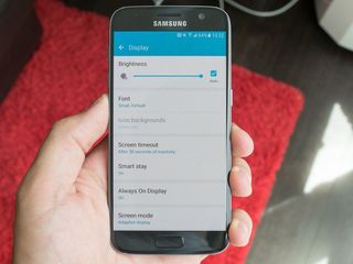 Galaxy S7 Display settings