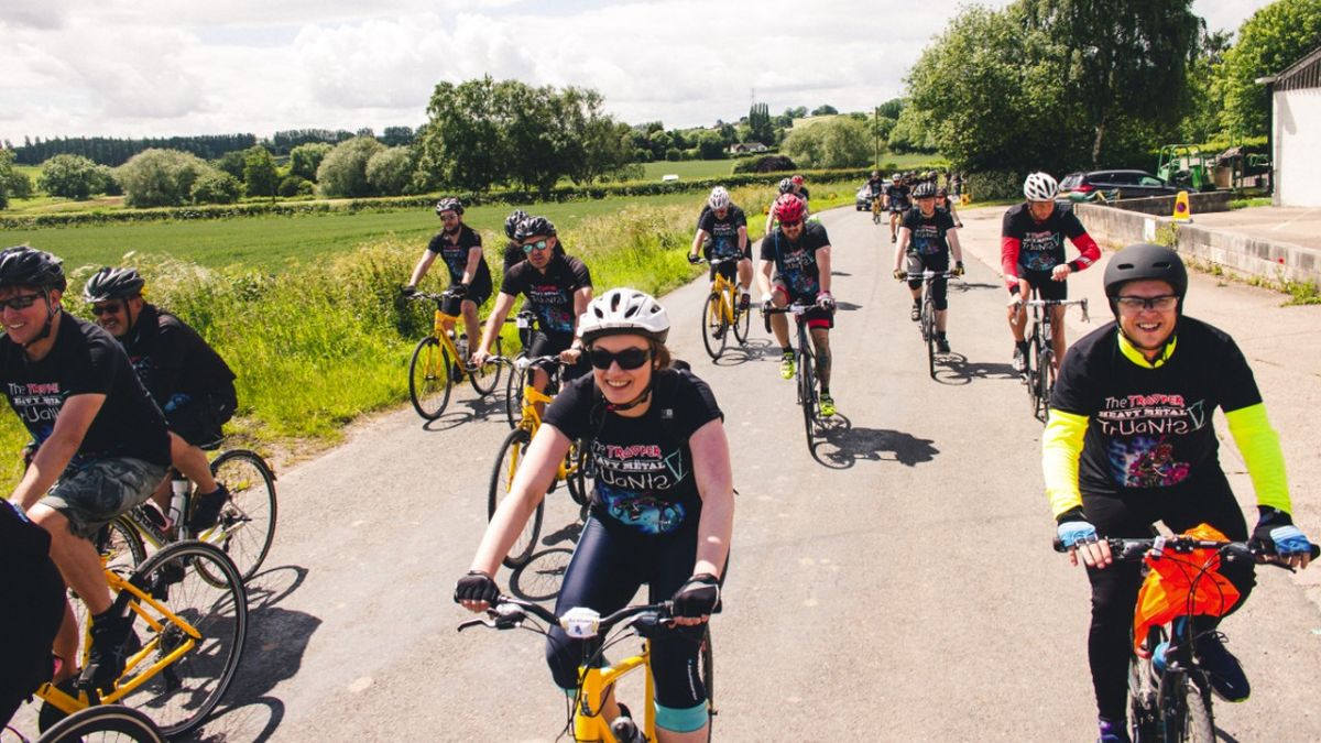 The Heavy Metal Truants cycle to Donington