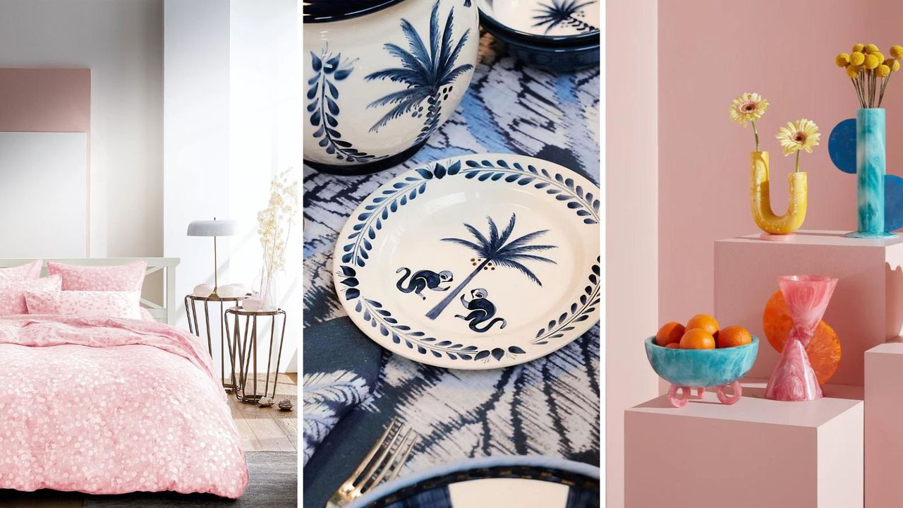 A selection of home decor items from the Saks Fifth Avenue Friends and Family Sale Spring 2024