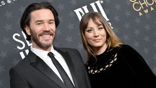 Kaley Cuoco and Tom Pelphrey before their baby girl was born in 2023.