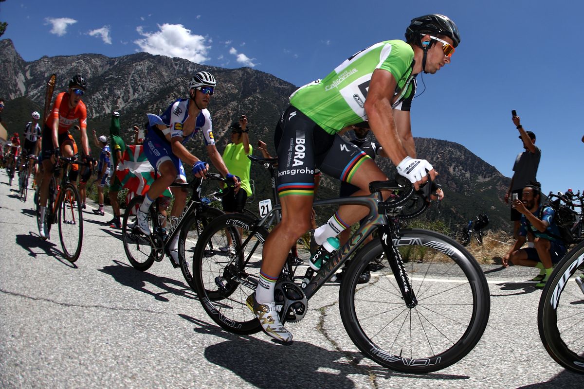 Peter Sagan took it easy on Mt Baldy