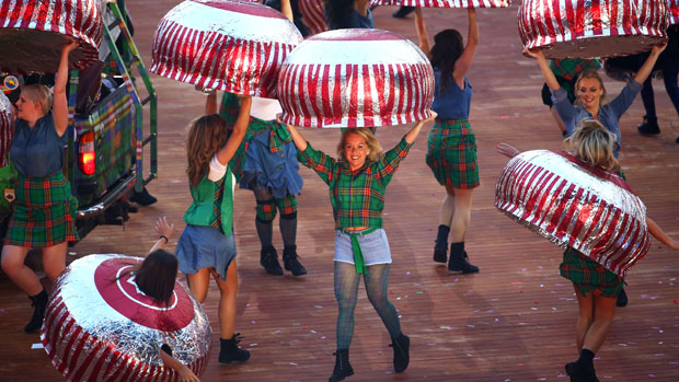 Amy McIntosh at the 2014 Commonwealth Games opening ceremony