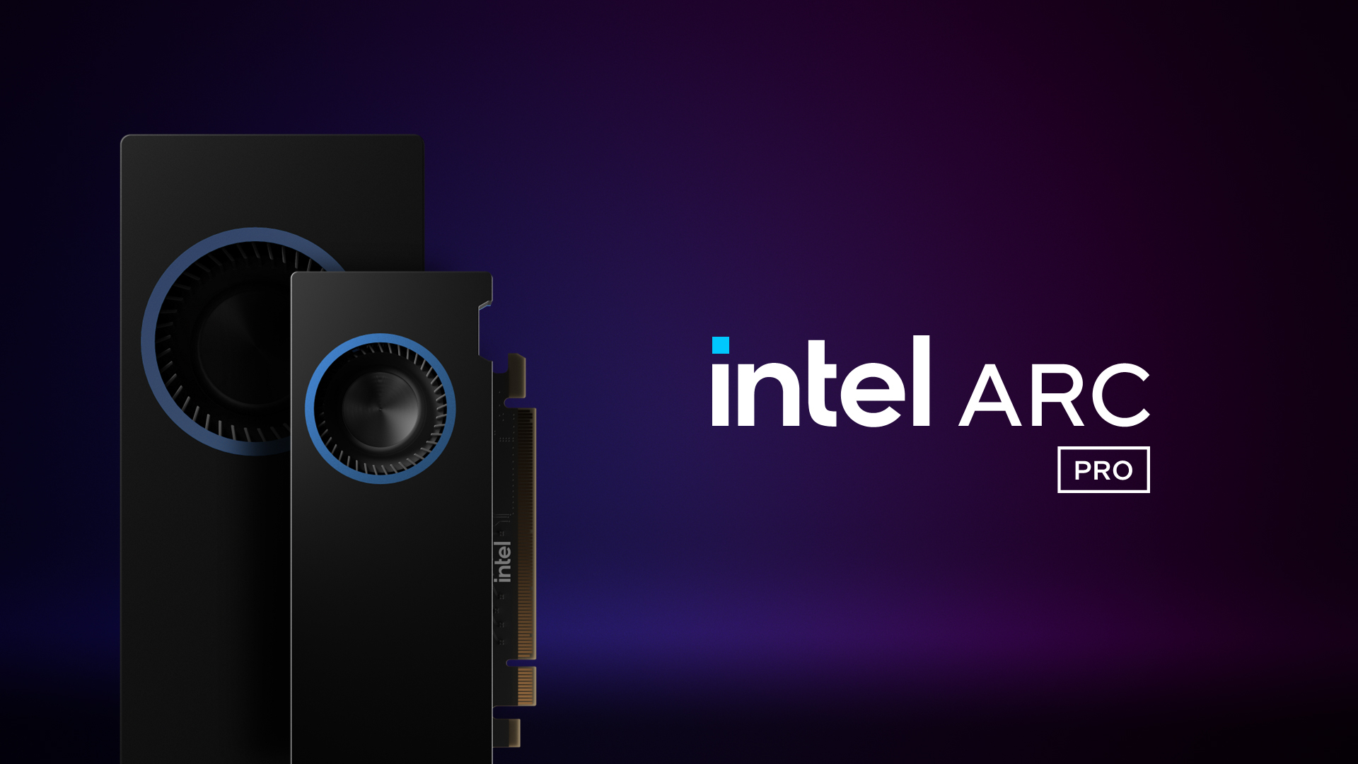 Intel Arc Pro GPU lineup