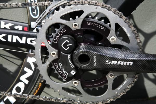 Fly V Australia's riders will use SRAM S975 cranks with integrated QuarQ CinQo Saturn power metre technology throughout the season to help with their training.