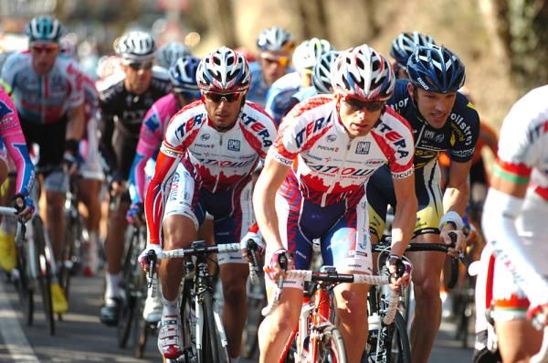 Danilo Di Luca worked hard with the Katusha boys today.