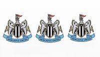 Three proposed options for the new Newcastle United logo design that all look similar
