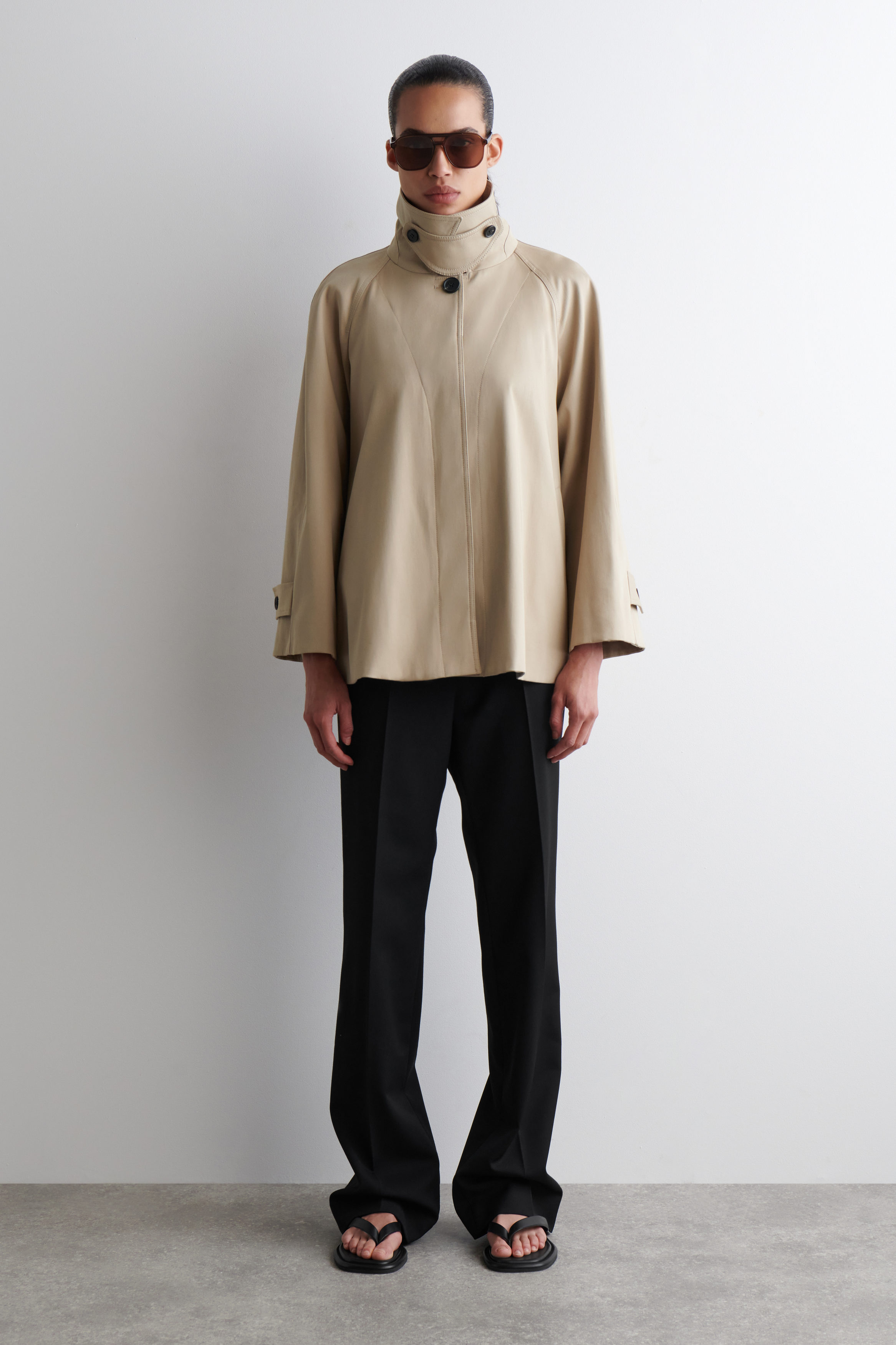 A-Line Trench Jacket