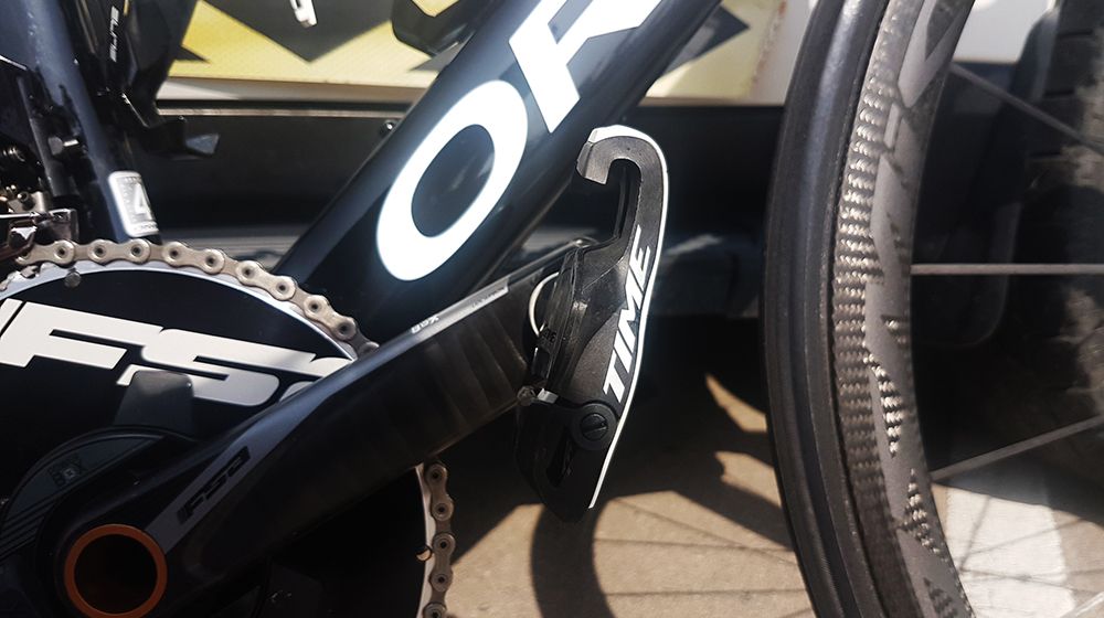 The Time Xpresso Xpro 15 pedals feature a carbon body and bearings from CeramicSpeed