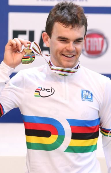 Bobridge shows off his gold medal