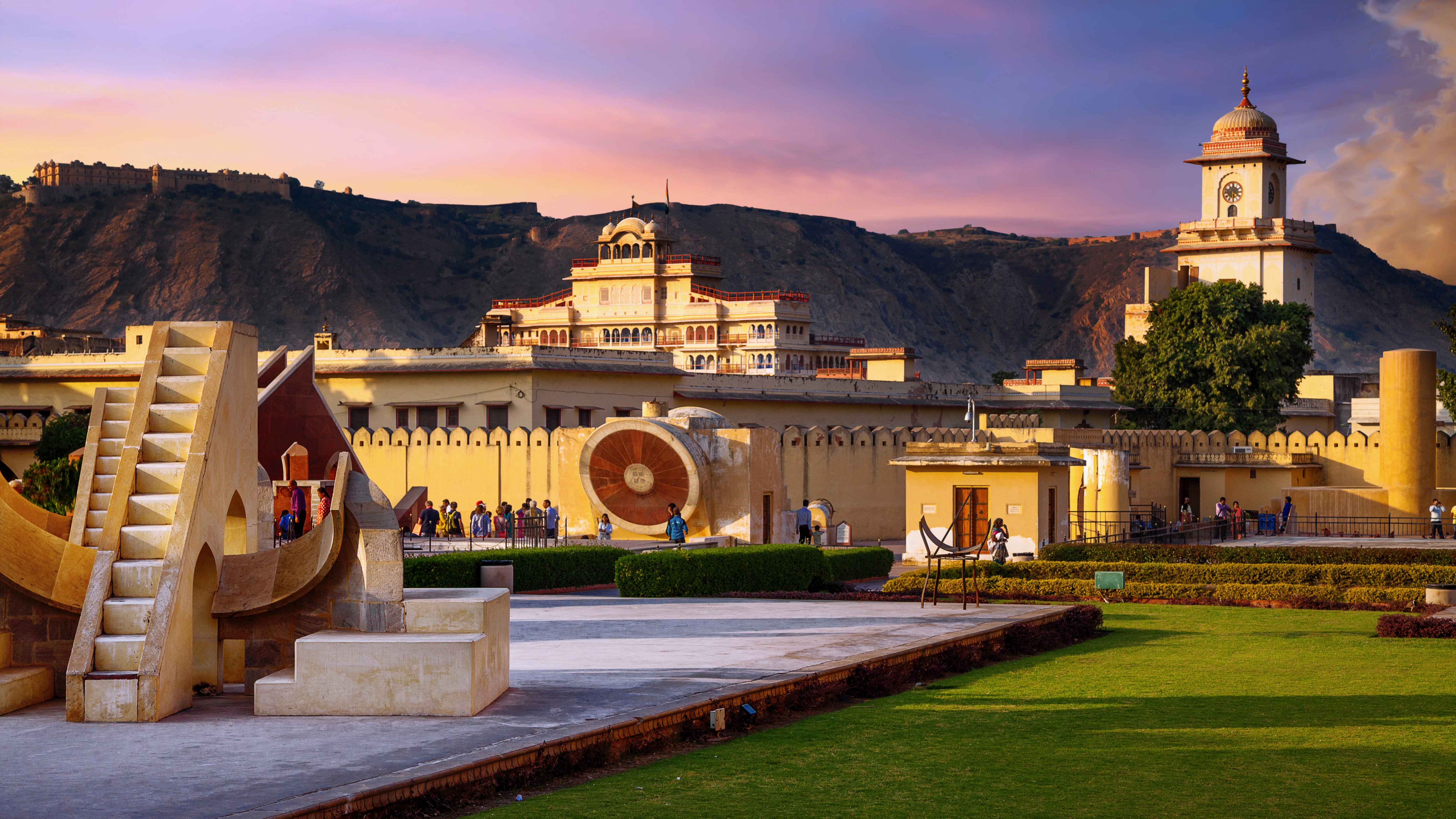 The Jantar Mantar observatory at Jaipur in India was completed in 1734.