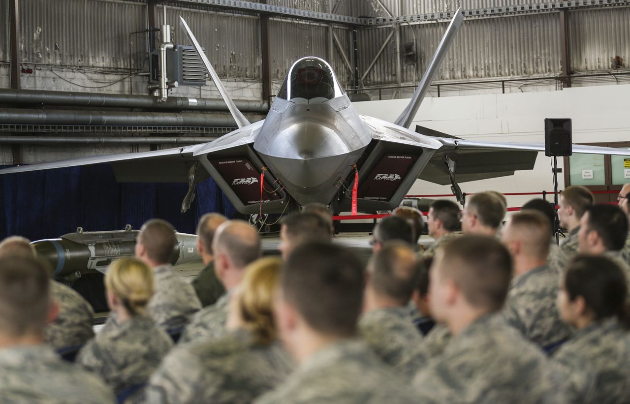 U.S. Air Force F-22 Raptor fighter jet