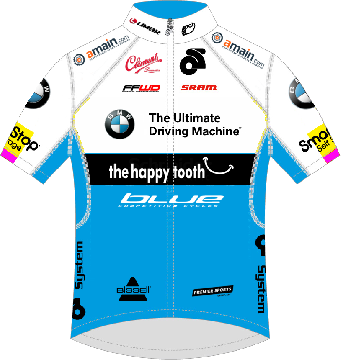 The BMW-Happy Tooth Dental 2015 jersey