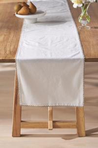 Anthropologie Ric Rac Cotton Table Runner