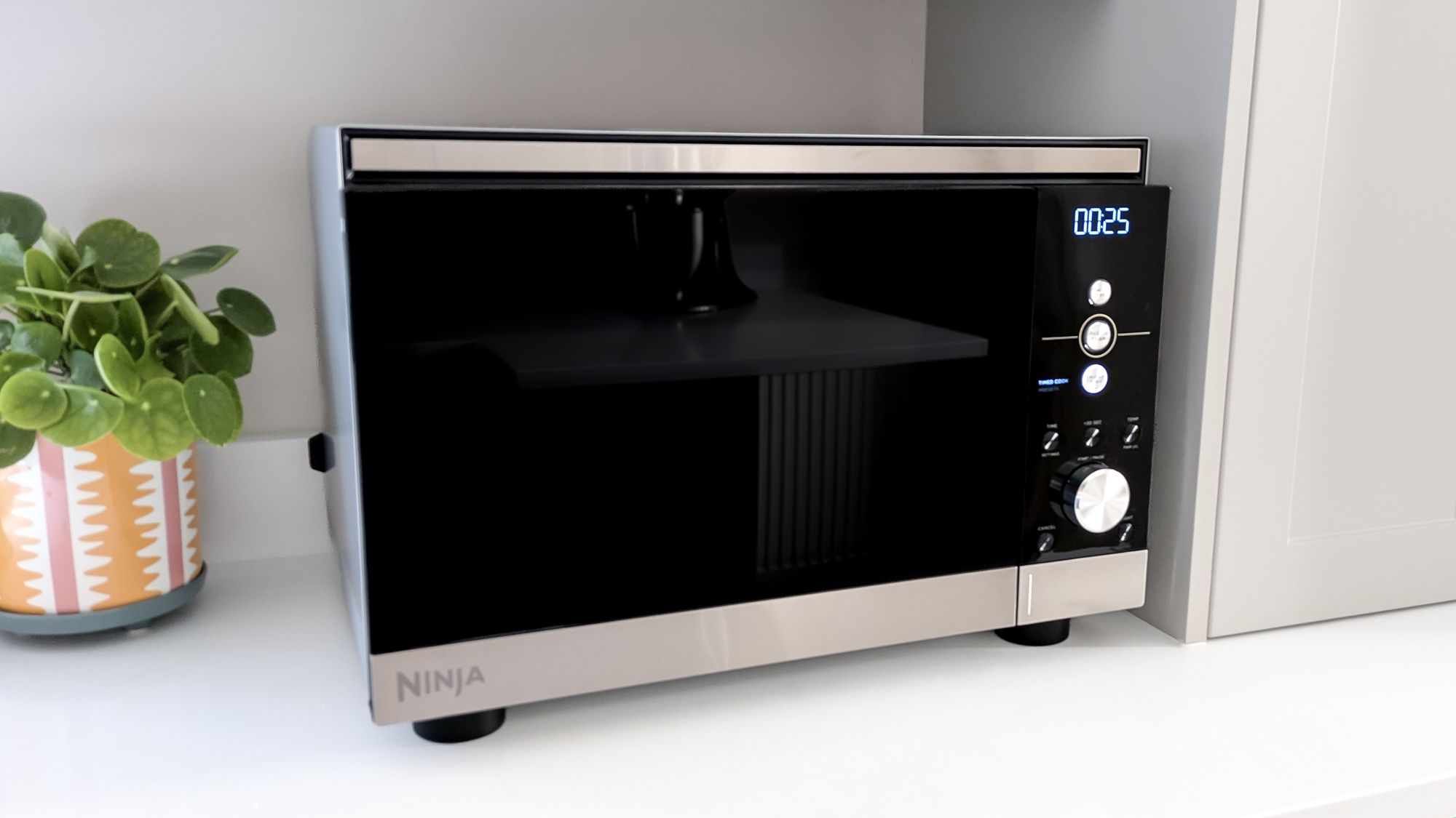 I was skeptical of Ninja’s microwave + air fryer - but it fixes the worst thing about microwaves