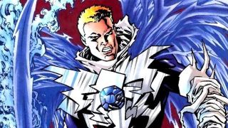DC Comics illustration of The Flash villain Cobalt Blue