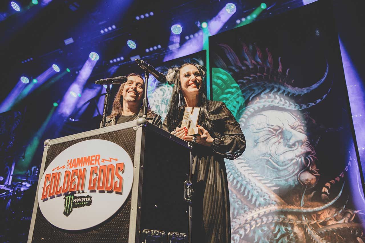 Lacuna Coil at the Golden Gods