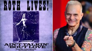 An image of David Lee Roth alongside YouTube artwork from his official channel