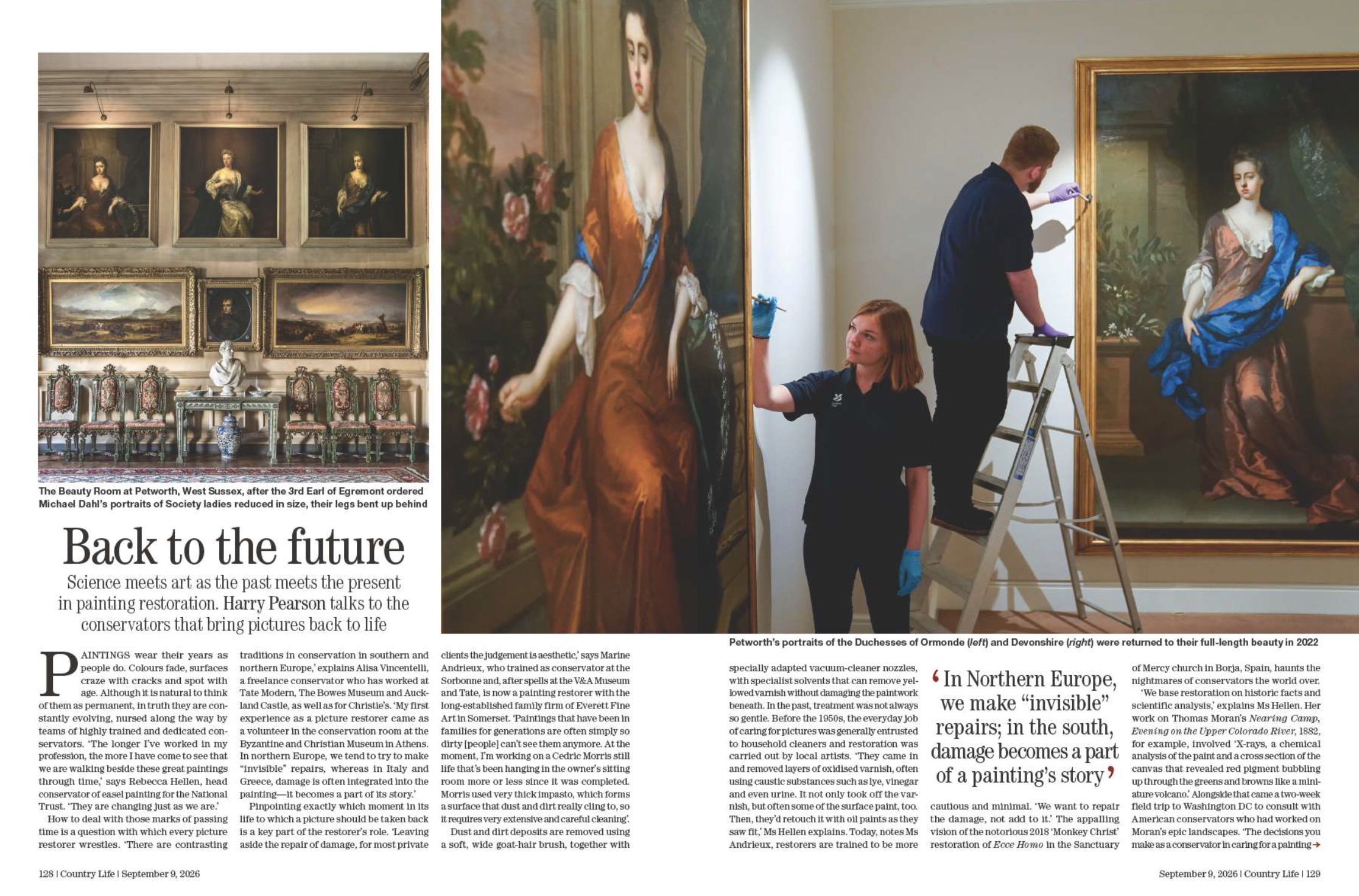 Spreads from Country Life September 9, 2026