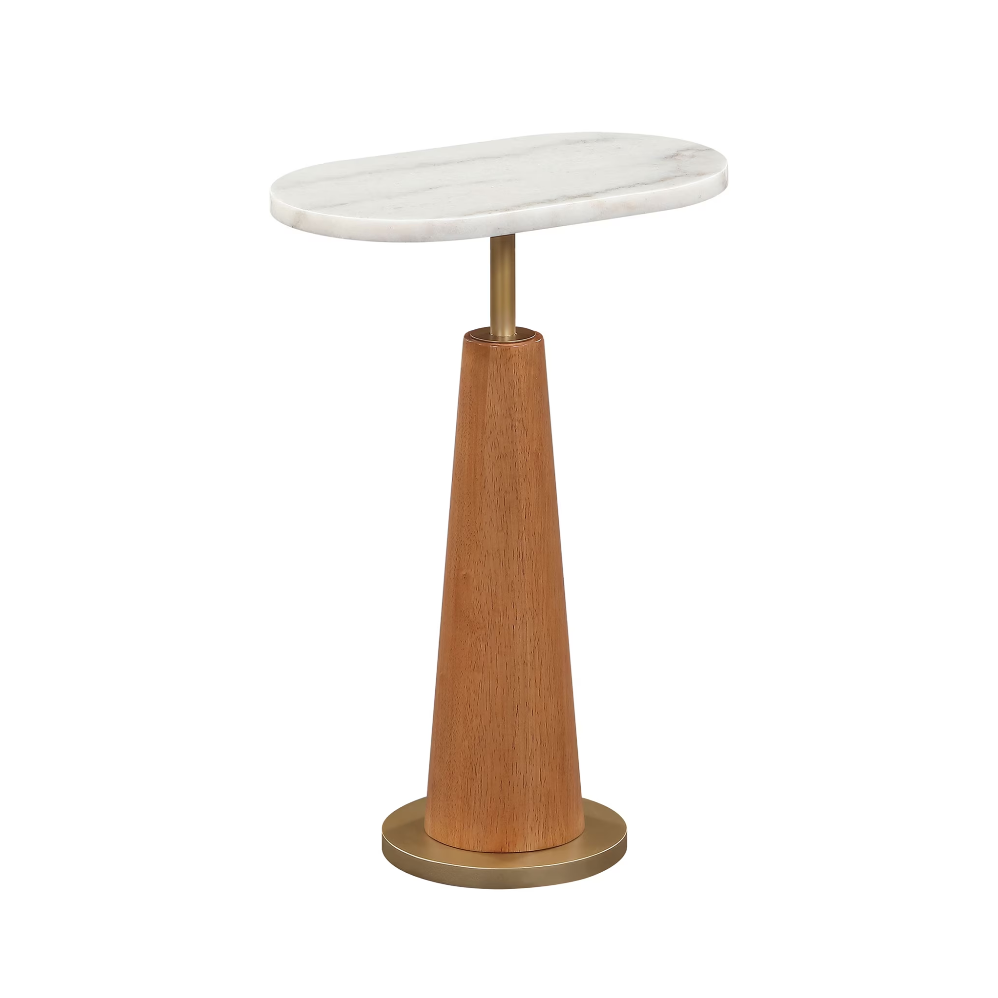 a drink table with a marble top
