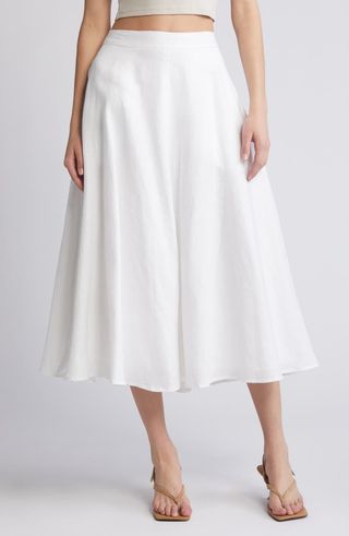 Maia linen skirt