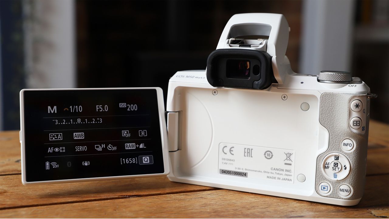 Image shows rear of the camera