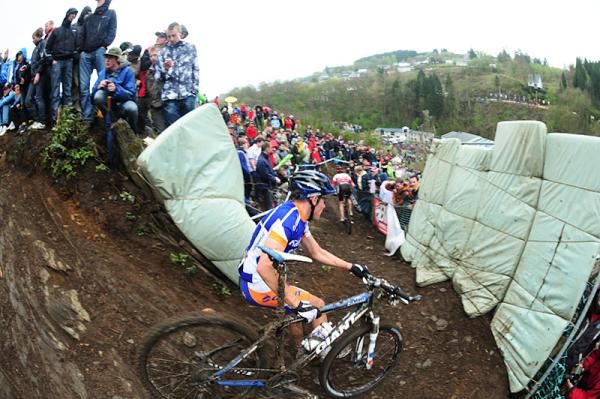 The course padding saved many riders today from getting hurt.