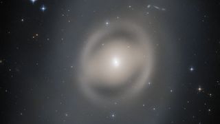 The lenticular galaxy NGC 6684 as seen by the Hubble Space Telescope.